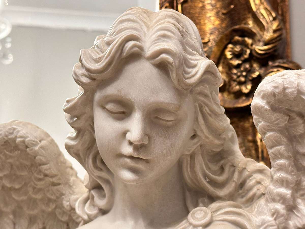 Vintage French Large Cherub Statement Piece