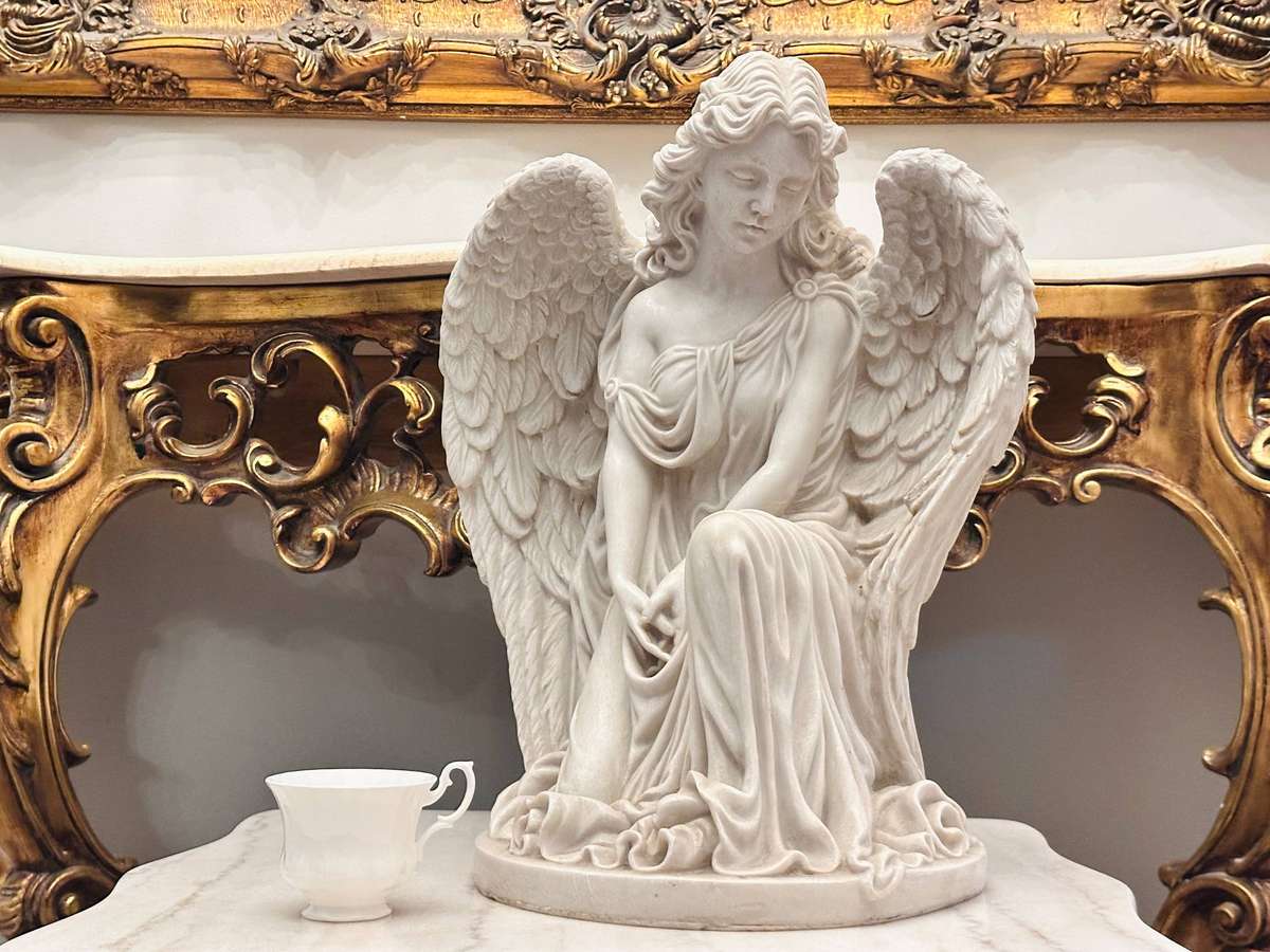 Vintage French Large Cherub Statement Piece