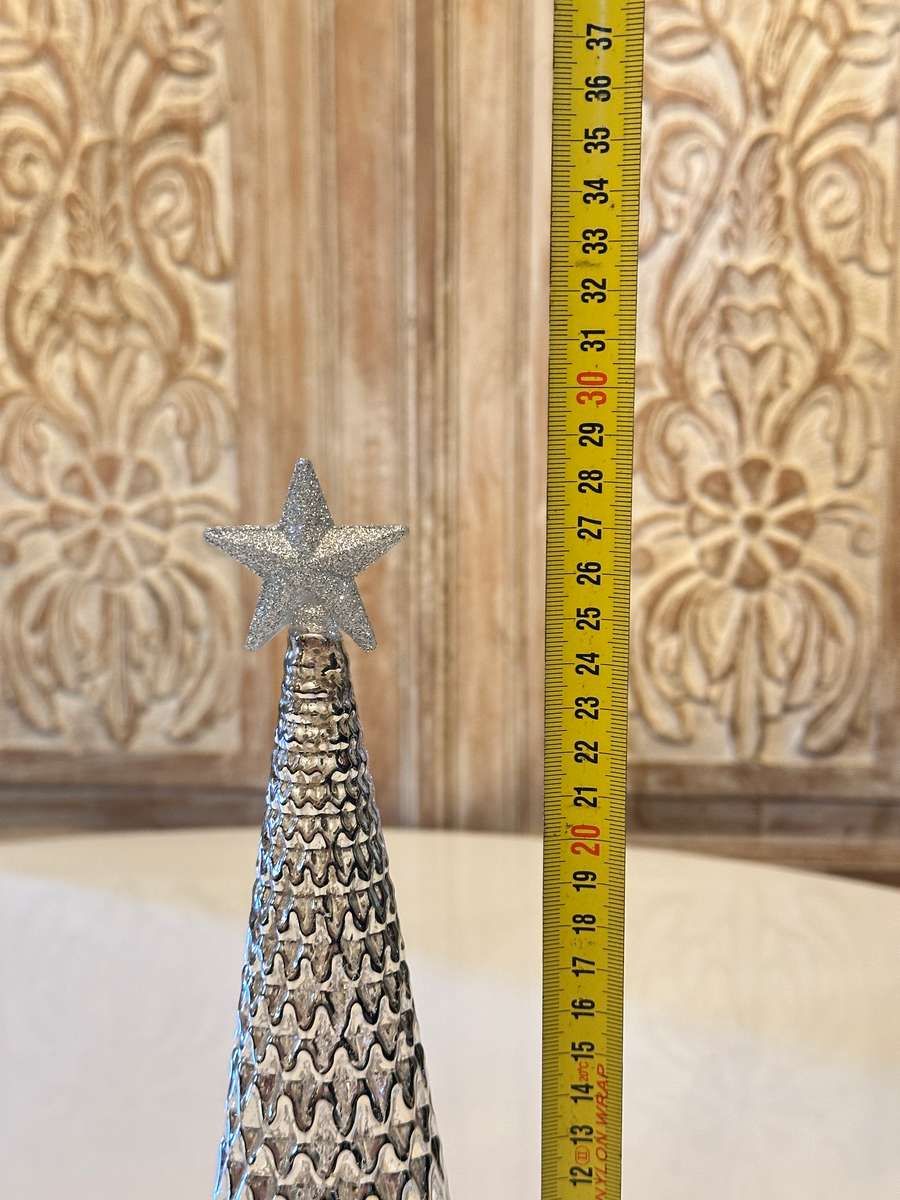 Beautiful Glass Light up CHRISTMAS TREE Set