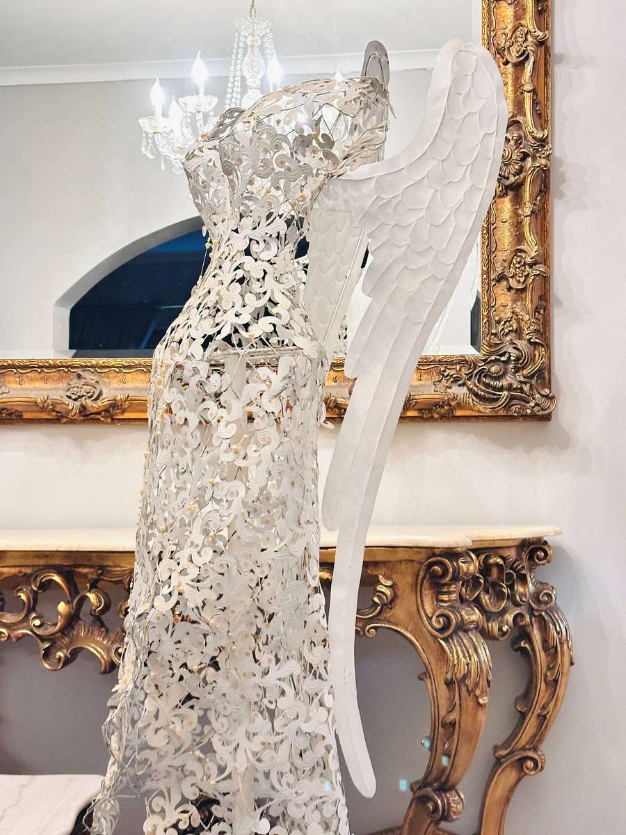 Exquisite Vintage Large 1.8m Statement Angel