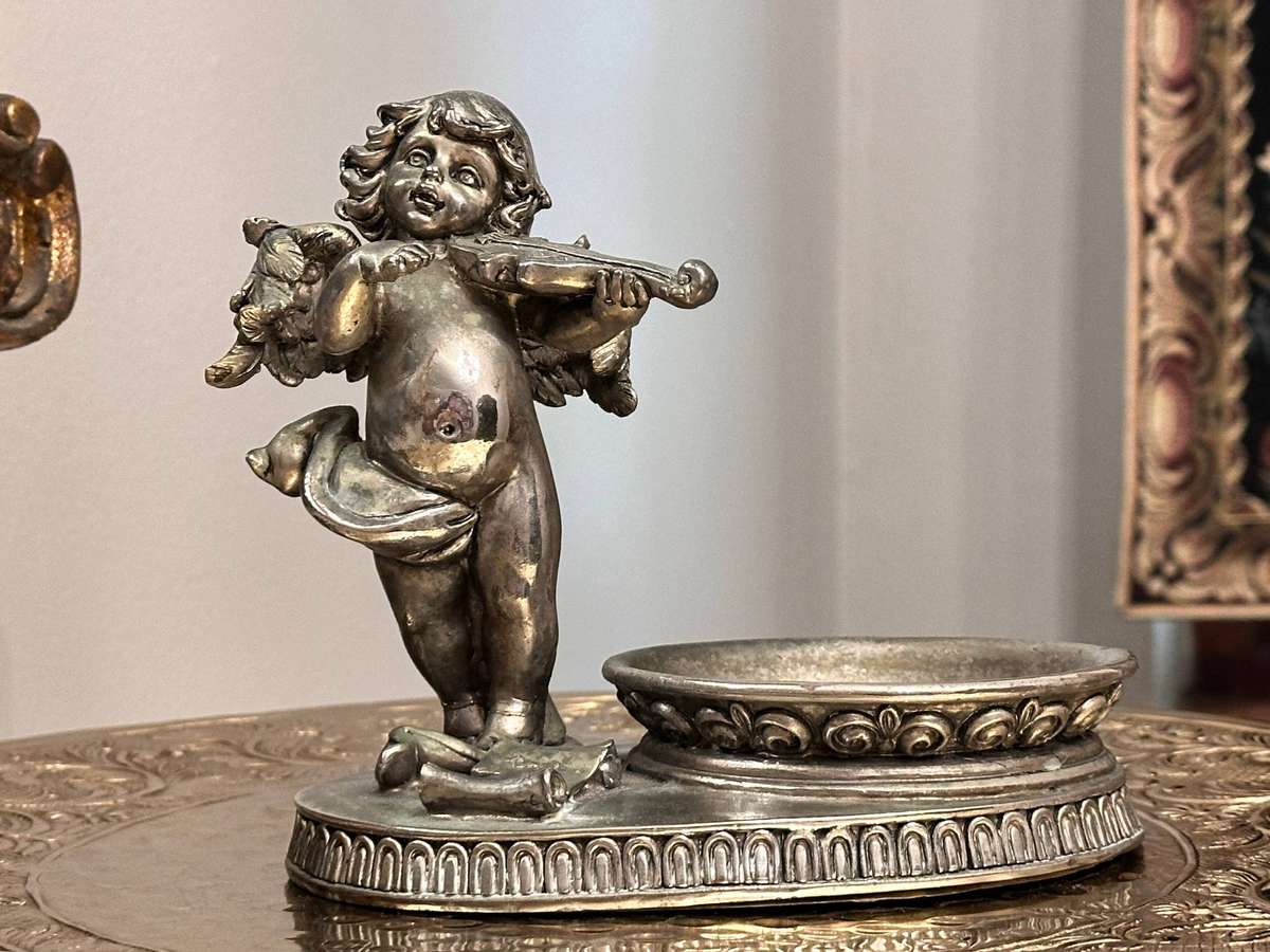 Exquisite Vintage Victorian Angel Statement Piece