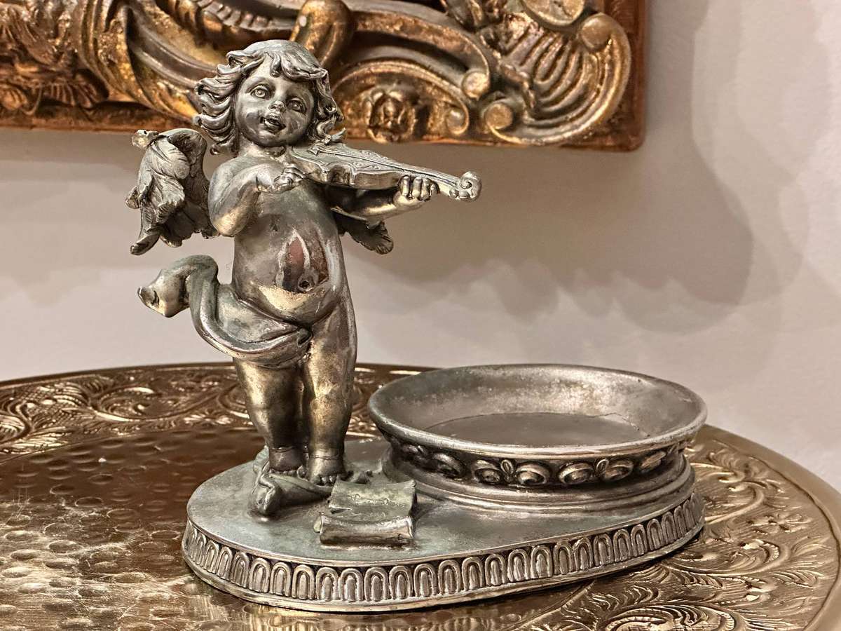 Exquisite Vintage Victorian Angel Statement Piece