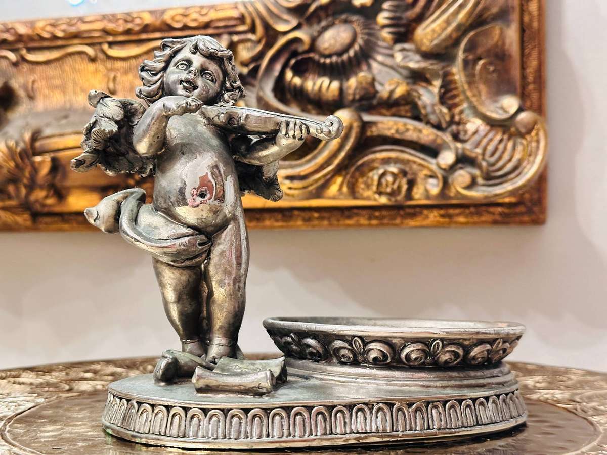 Exquisite Vintage Victorian Angel Statement Piece
