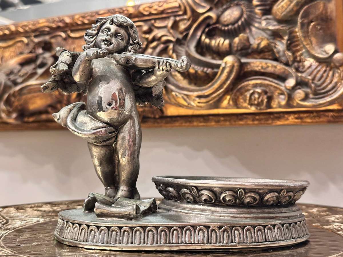 Exquisite Vintage Victorian Angel Statement Piece