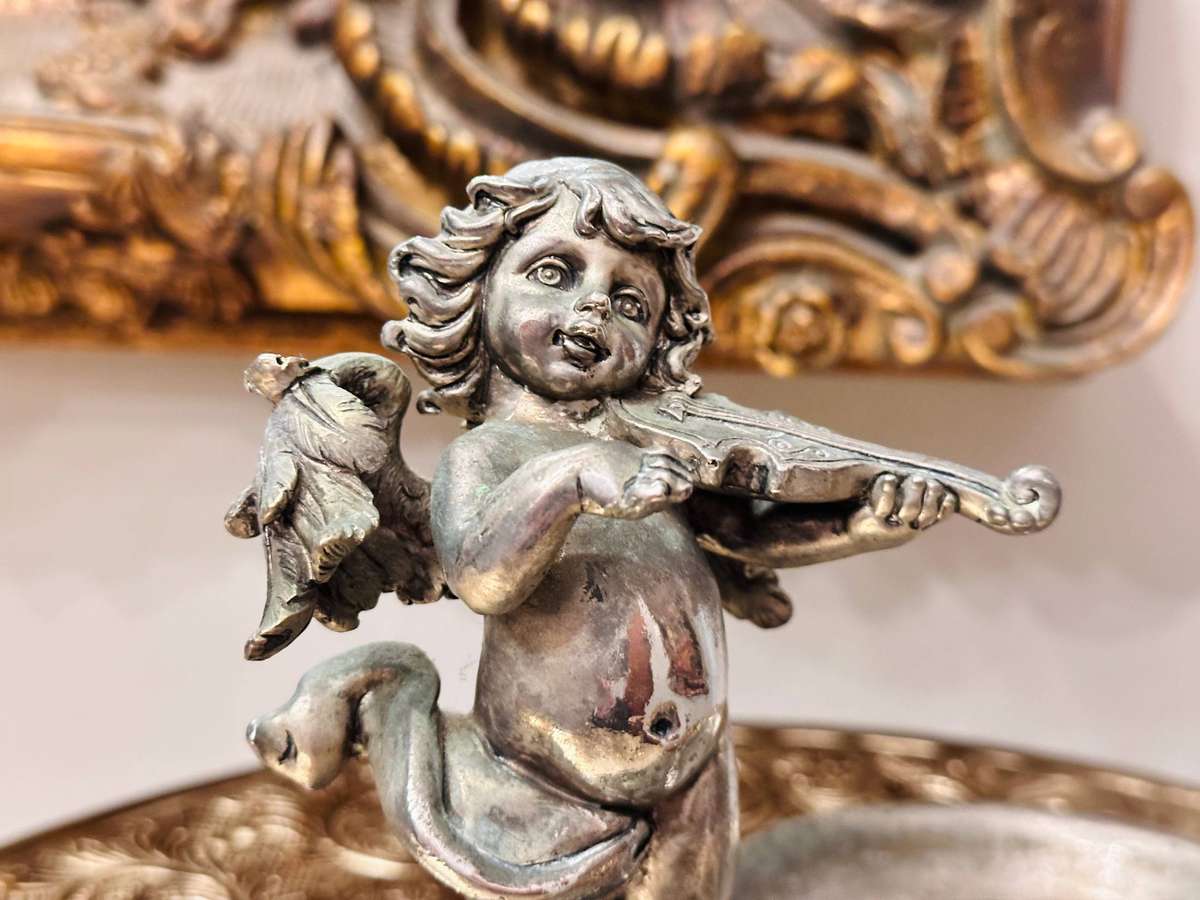 Exquisite Vintage Victorian Angel Statement Piece