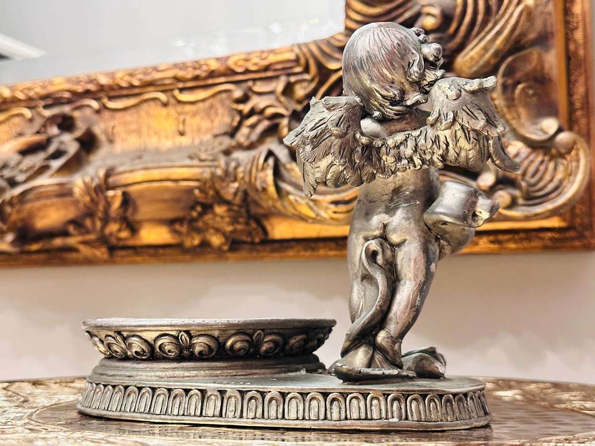 Exquisite Vintage Victorian Angel Statement Piece