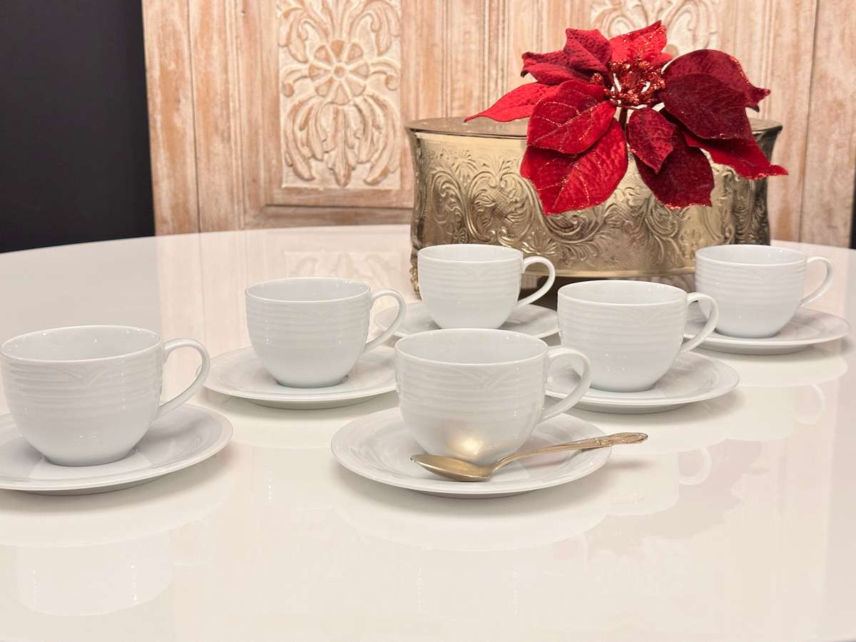 Elegant NORITAKE Cups - Set of 6