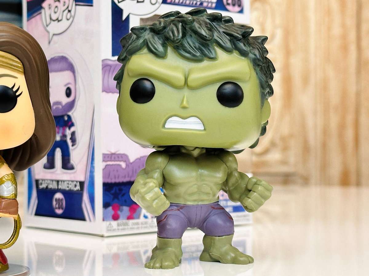 Marvel & DC Captain America Wonder Woman & Hulk Retired Collectable Set