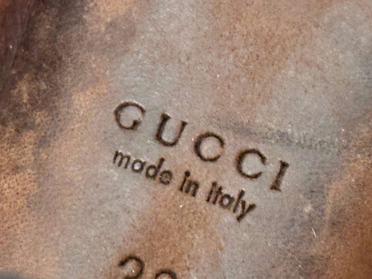 Gucci Iconic Signature Collection Leather Shoes