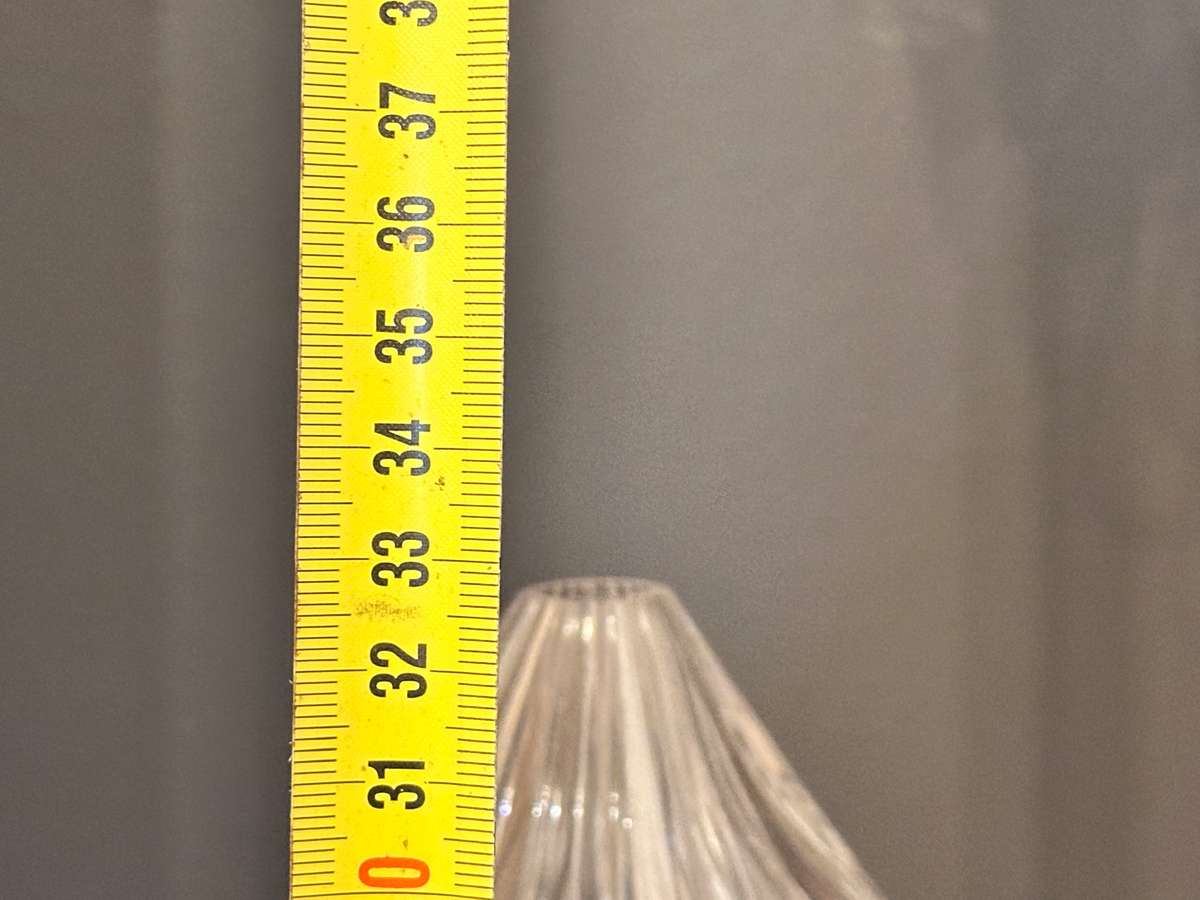 Magnificent Vintage Rose CUT CRYSTAL Lamp Circa 1930