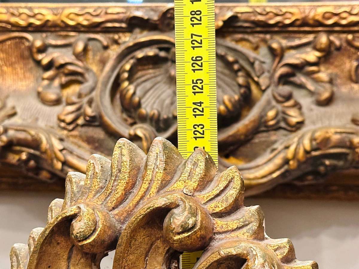 Vintage French Victorian Gilded Louis XV Statement Sofa
