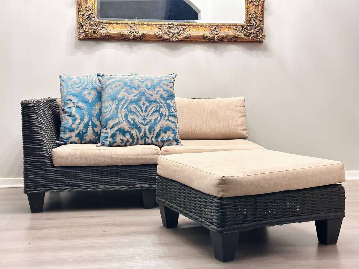 Designer Wicker Statement Patio Set