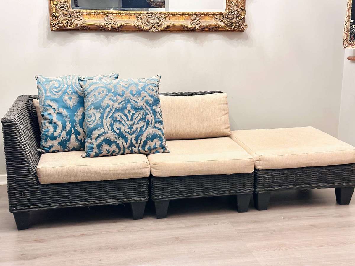 Designer Wicker Statement Patio Set