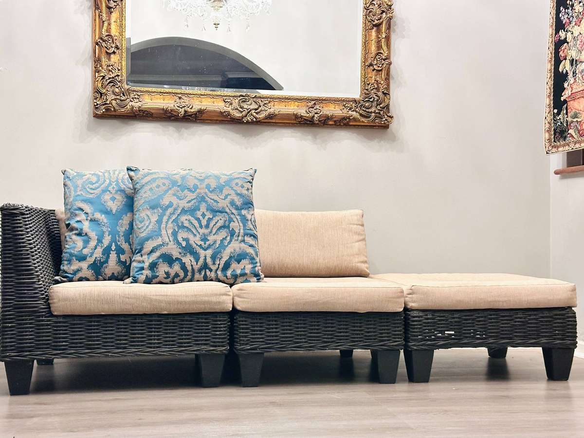 Designer Wicker Statement Patio Set