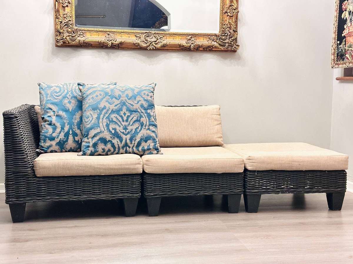 Designer Wicker Statement Patio Set