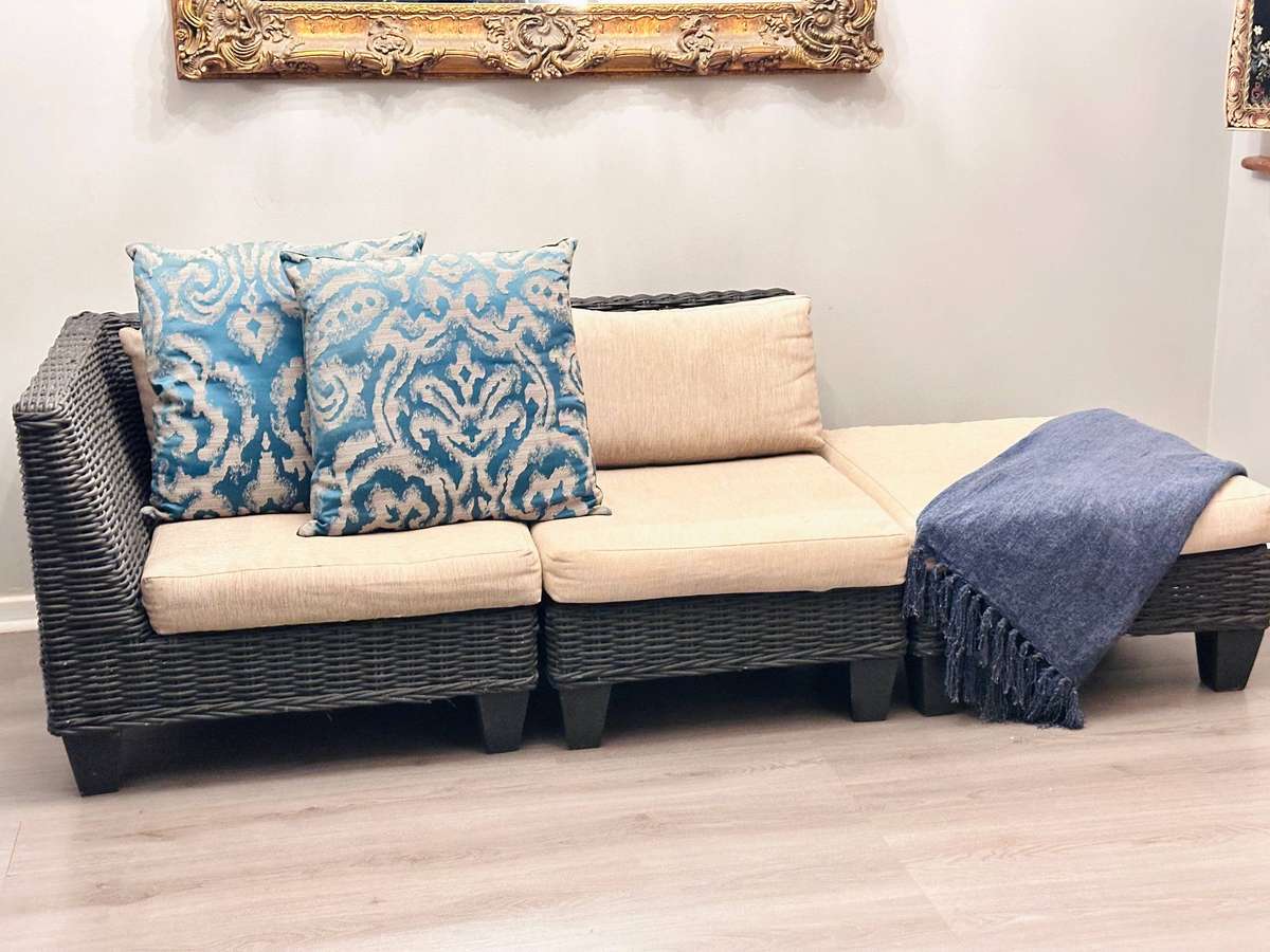 Designer Wicker Statement Patio Set