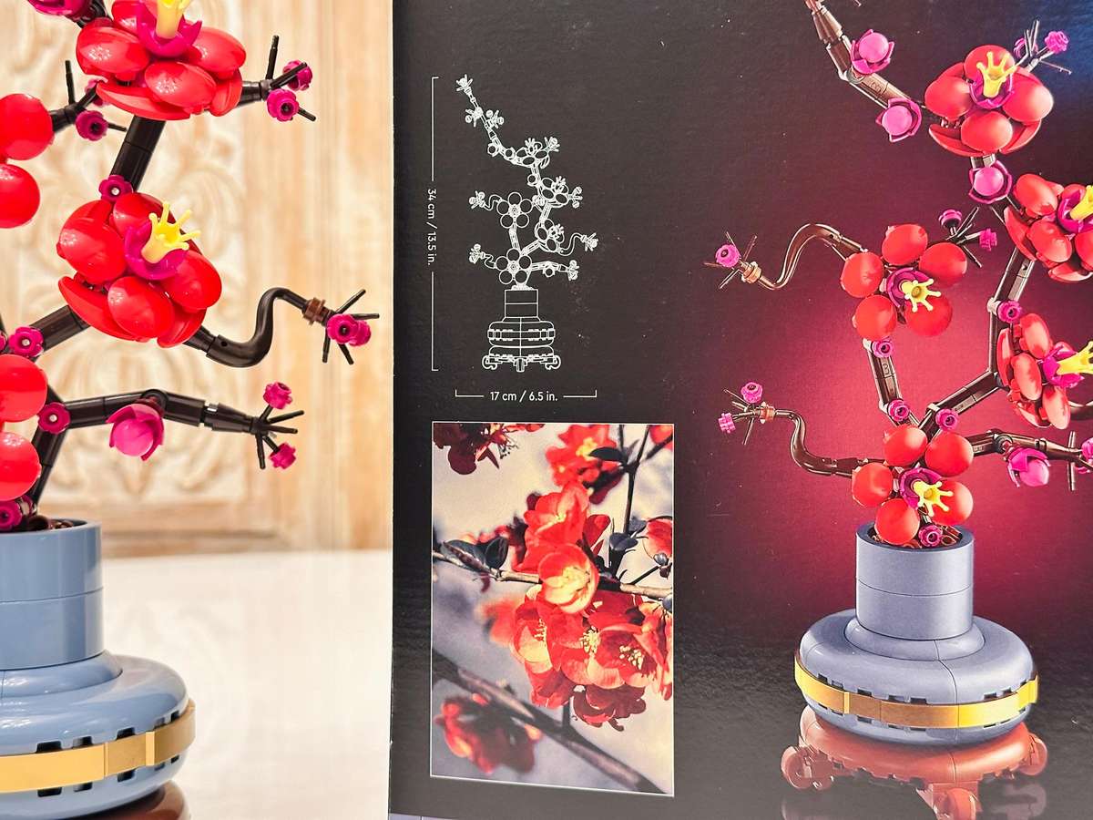 LEGO Botanical Collection Plum Blossom with Original Box