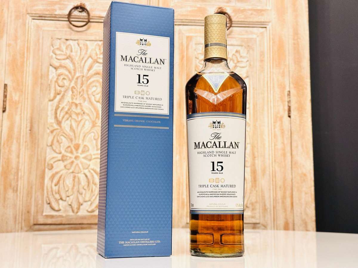 Macallan 15 Year Old Signature Triple Cask Scotch Whisky in Original Box