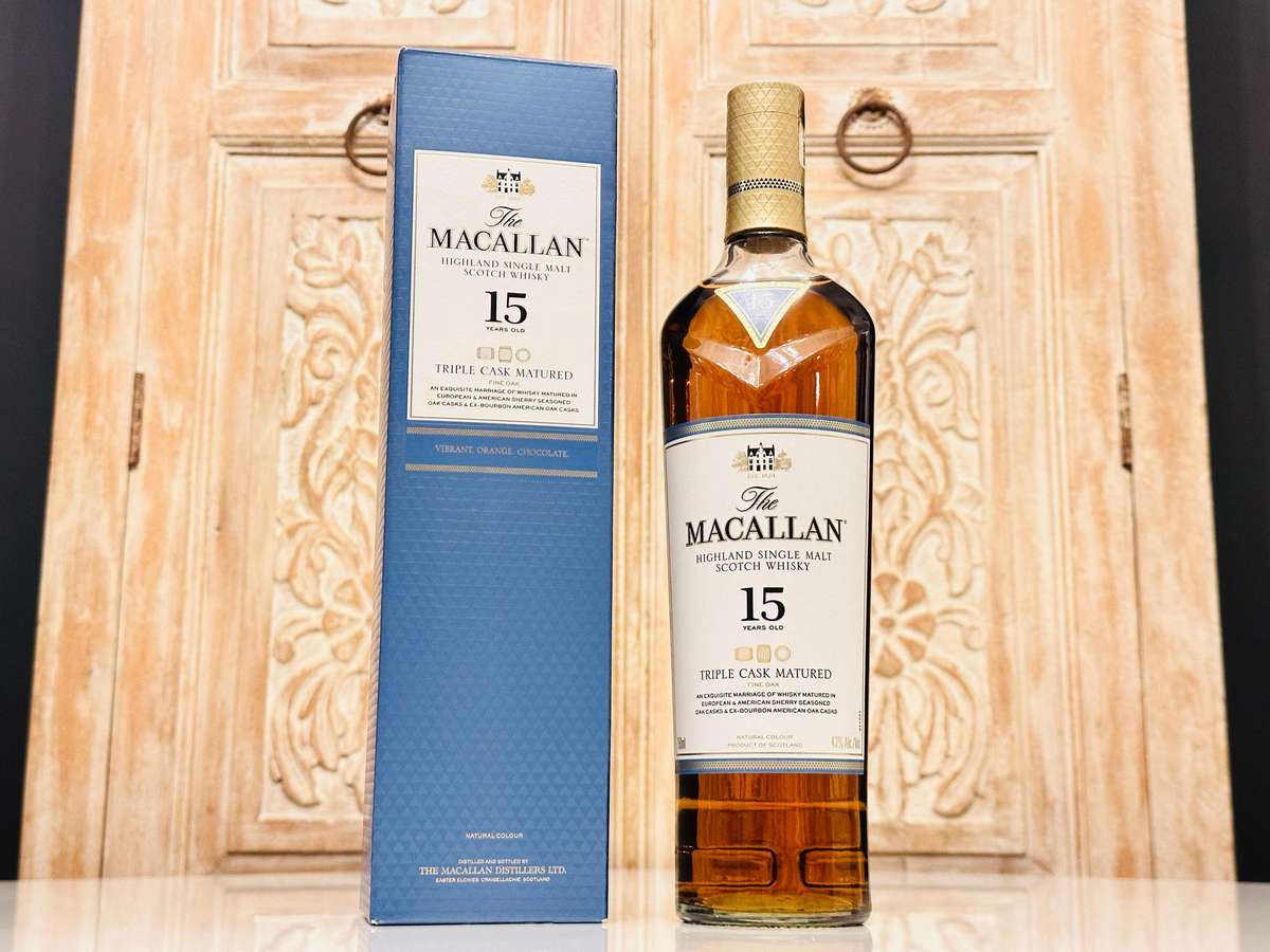 Macallan 15 Year Old Signature Triple Cask Scotch Whisky in Original Box