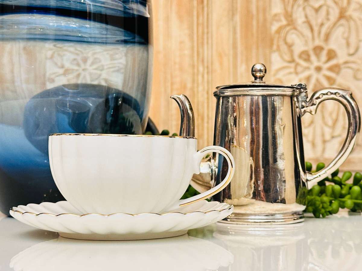 Elegant Vintage Tea Serving Set