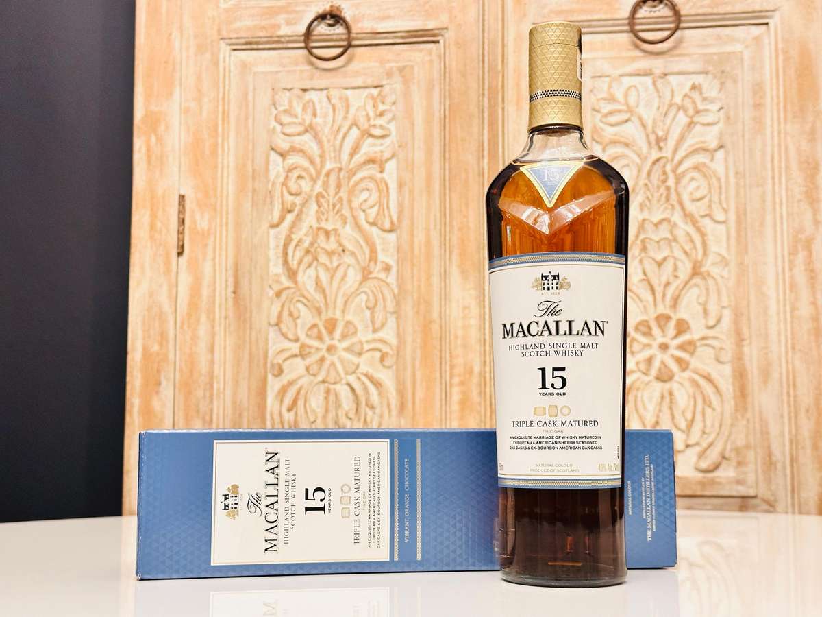 Macallan 15 Year Old Signature Triple Cask Scotch Whisky in Original Box