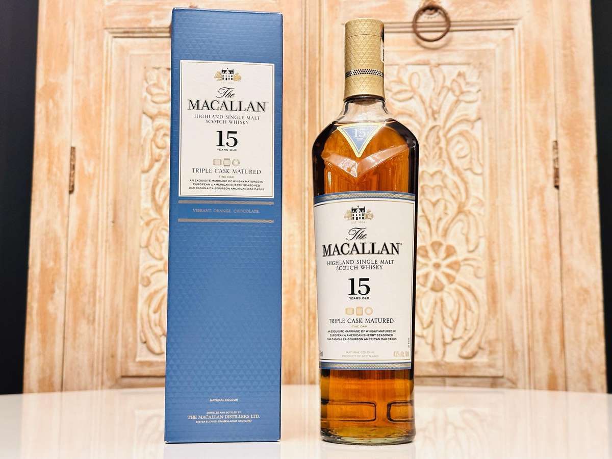 Macallan 15 Year Old Signature Triple Cask Scotch Whisky in Original Box