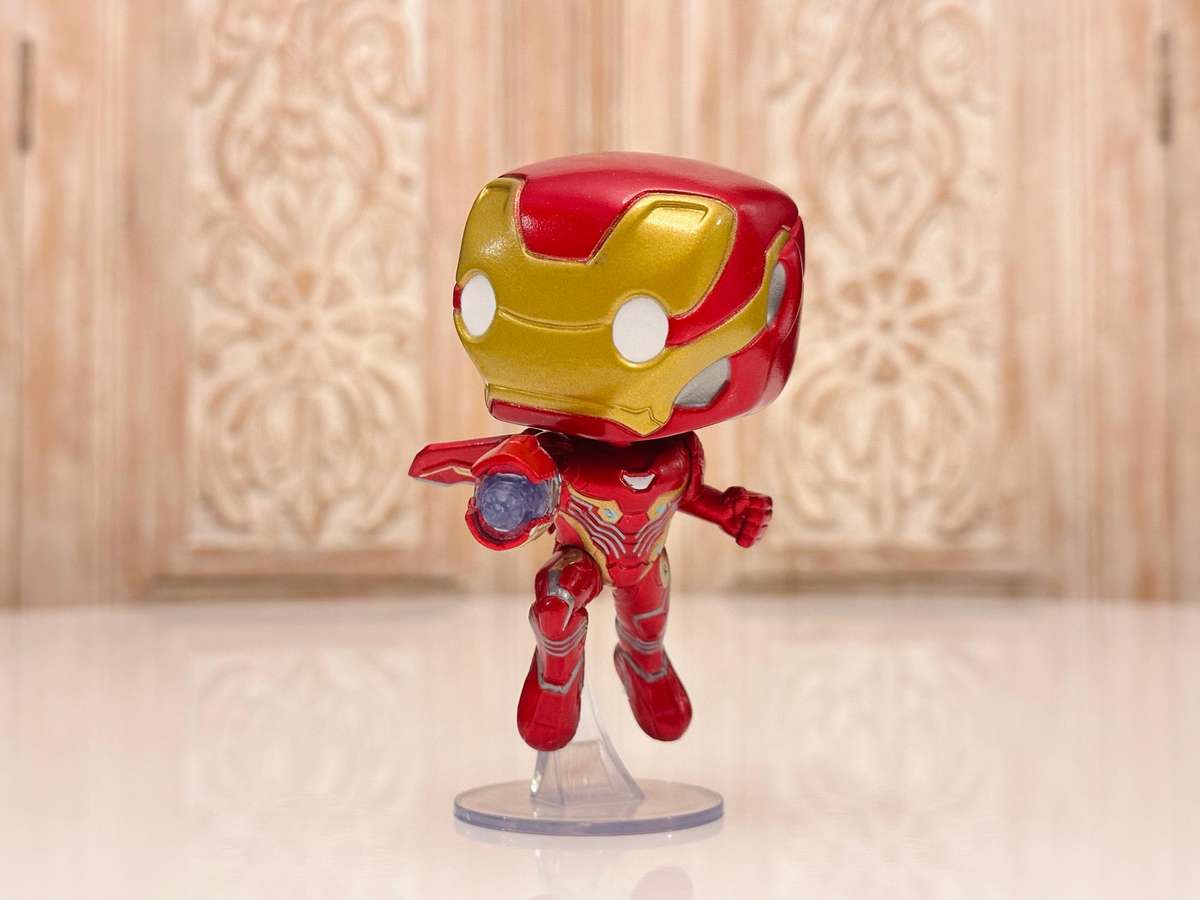 Iron Man Avengers Funko Pop Bobble Head with Display Stand & Box
