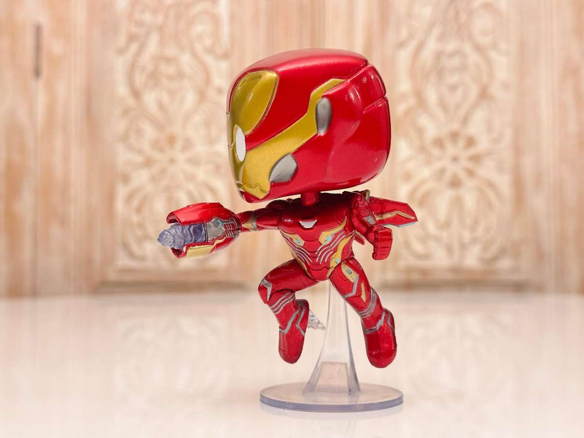 Iron Man Avengers Funko Pop Bobble Head with Display Stand & Box
