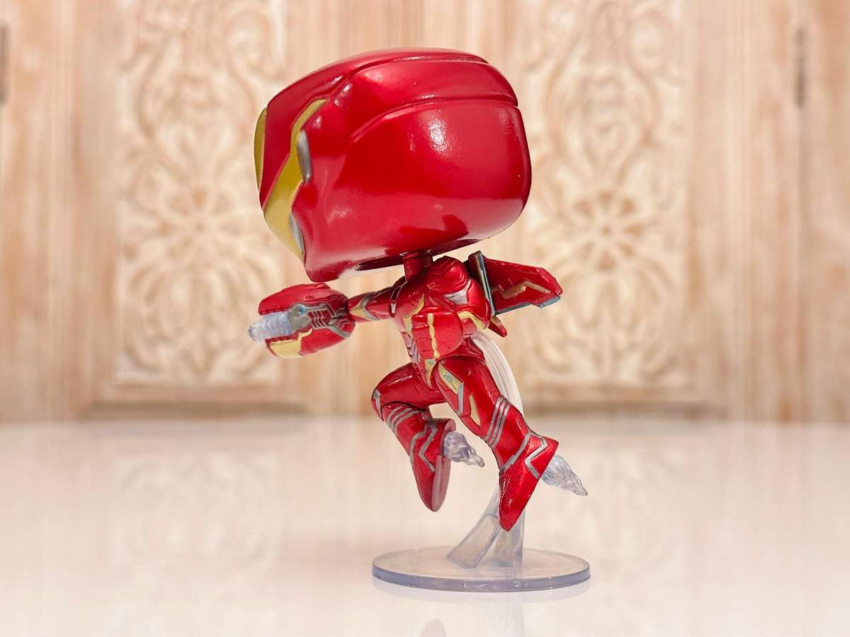 Iron Man Avengers Funko Pop Bobble Head with Display Stand & Box