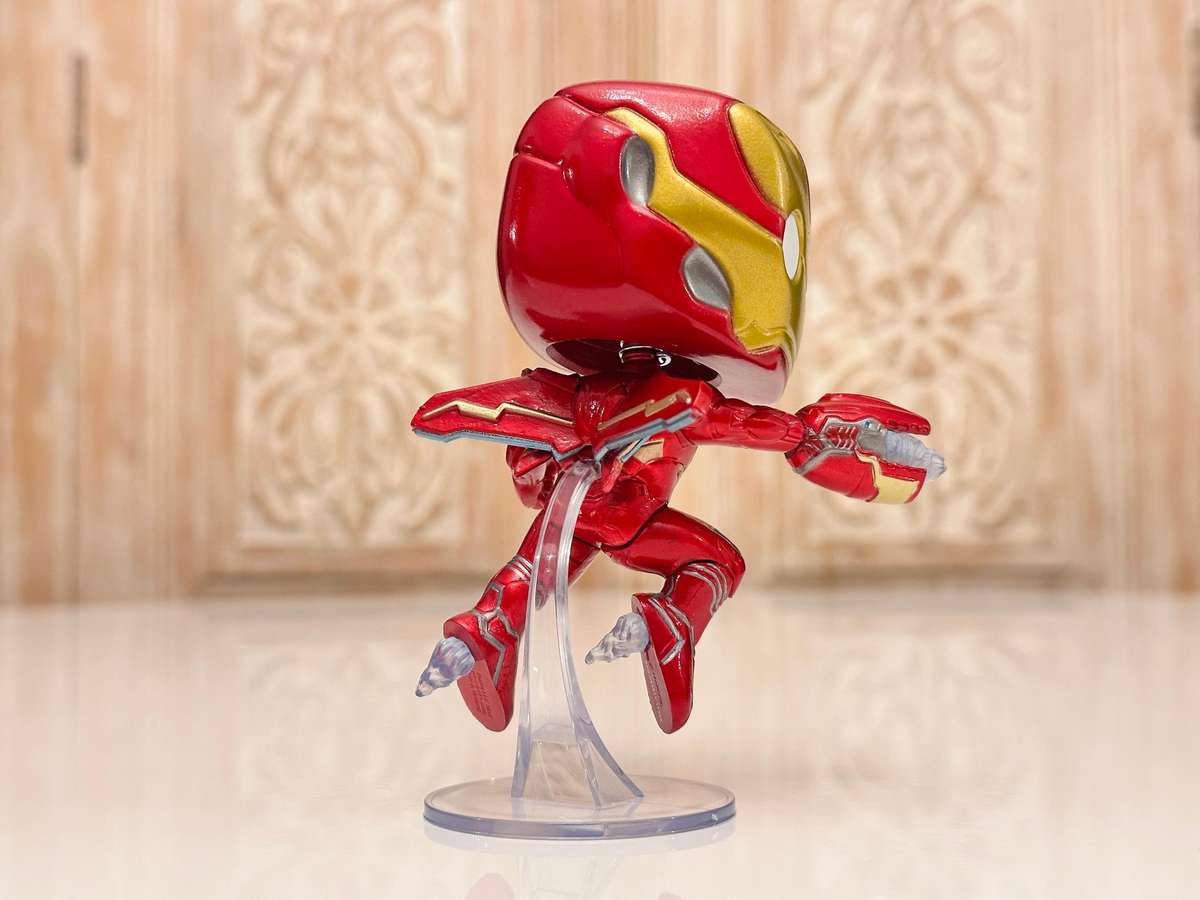 Iron Man Avengers Funko Pop Bobble Head with Display Stand & Box