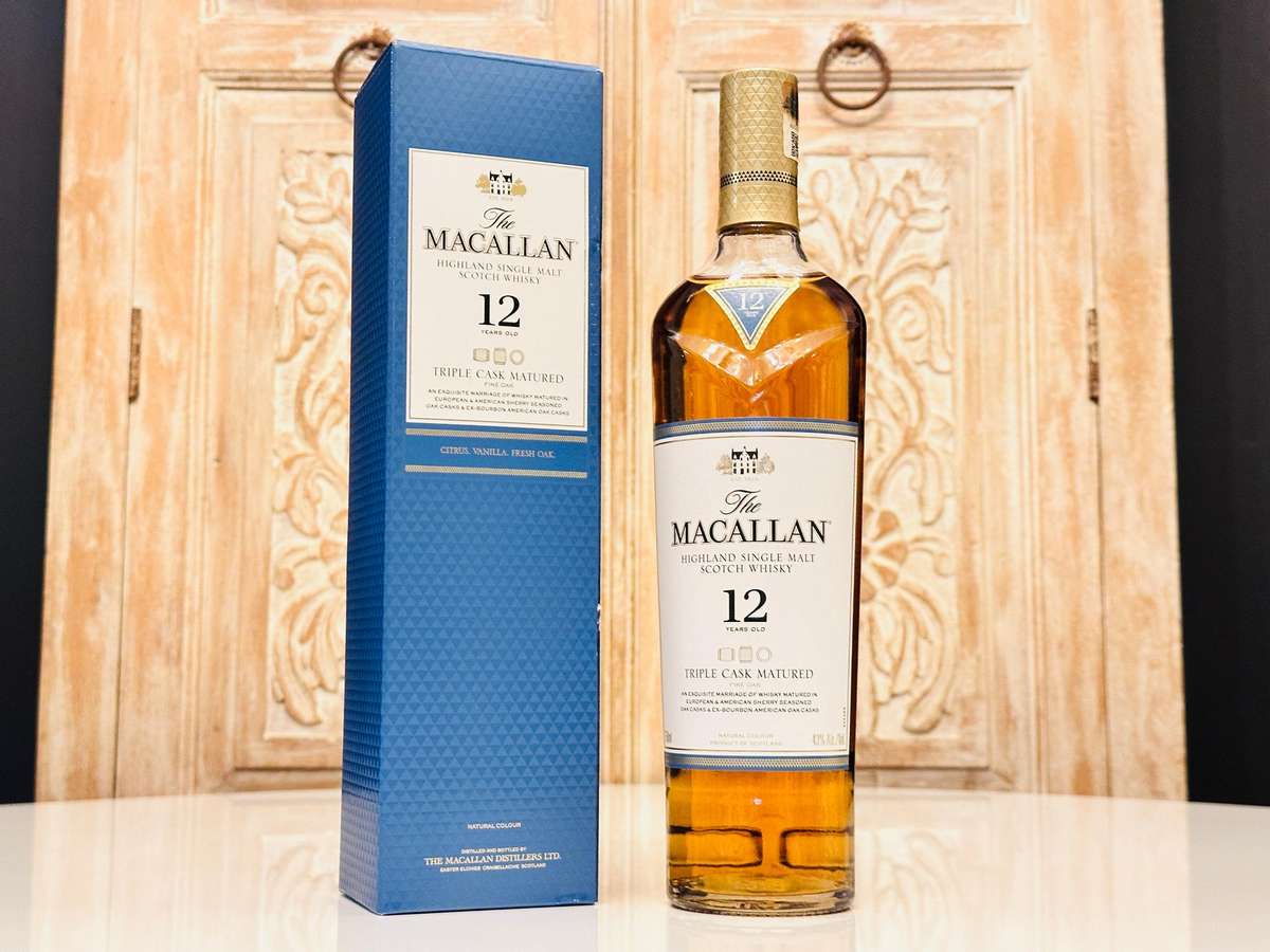 Macallan 12 Year Old Signature Triple Cask Scotch Whisky in Original Box
