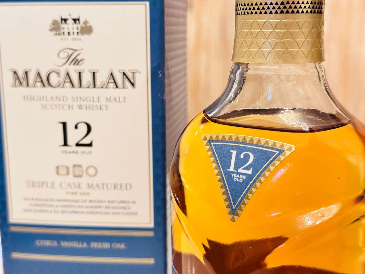 Macallan 12 Year Old Signature Triple Cask Scotch Whisky in Original Box