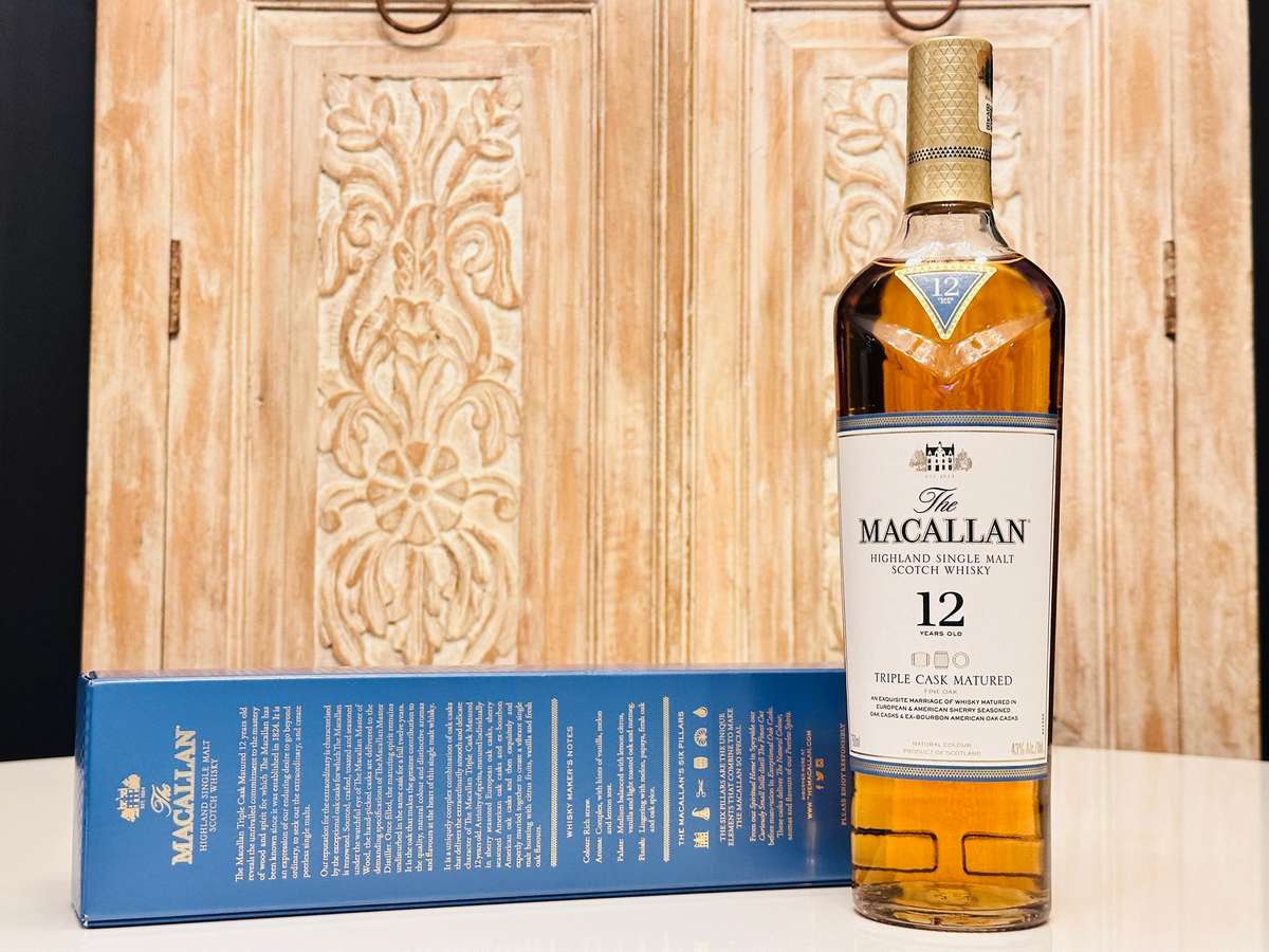 Macallan 12 Year Old Signature Triple Cask Scotch Whisky in Original Box