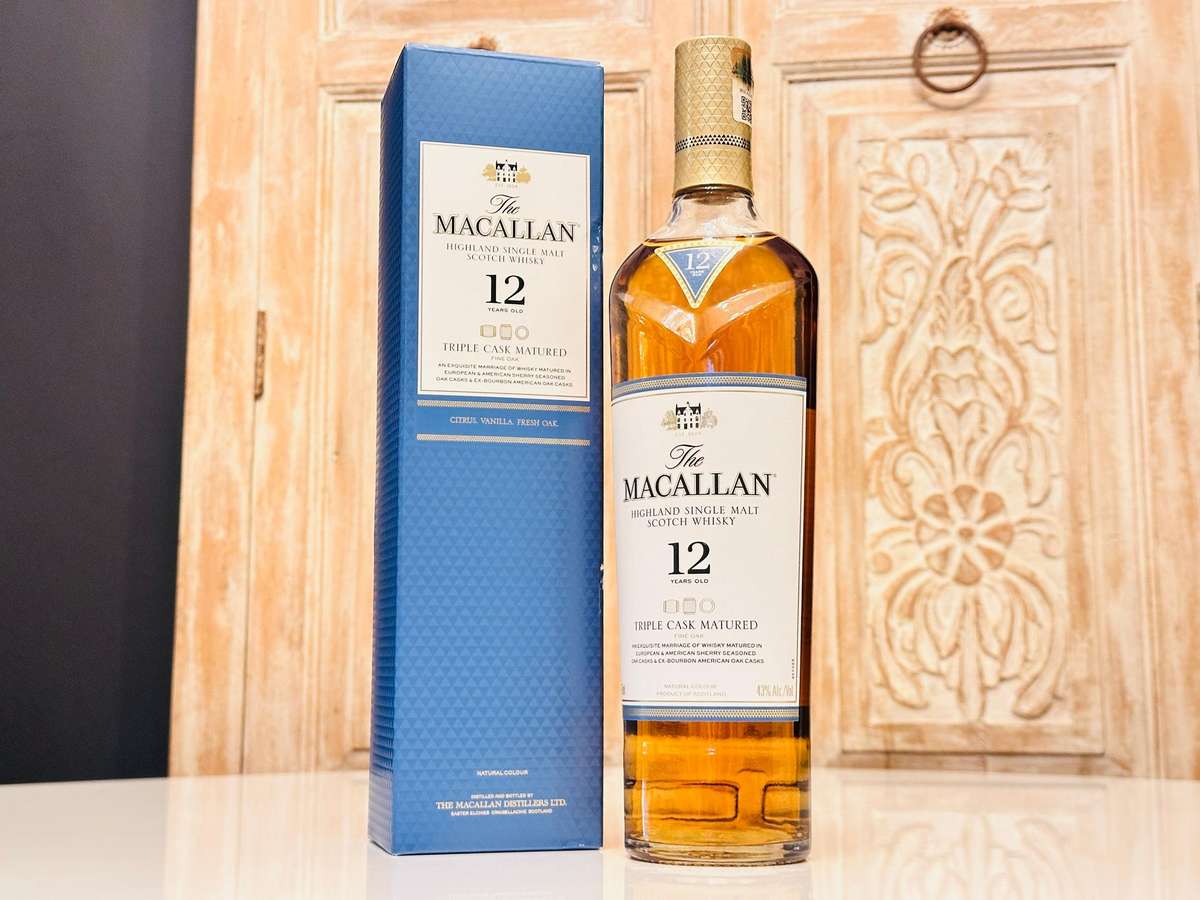 Macallan 12 Year Old Signature Triple Cask Scotch Whisky in Original Box