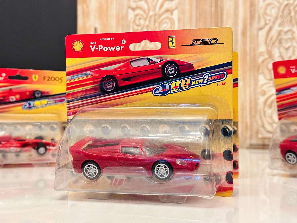Complete Sealed Set of Vintage Ferrari Collectable Model Cars