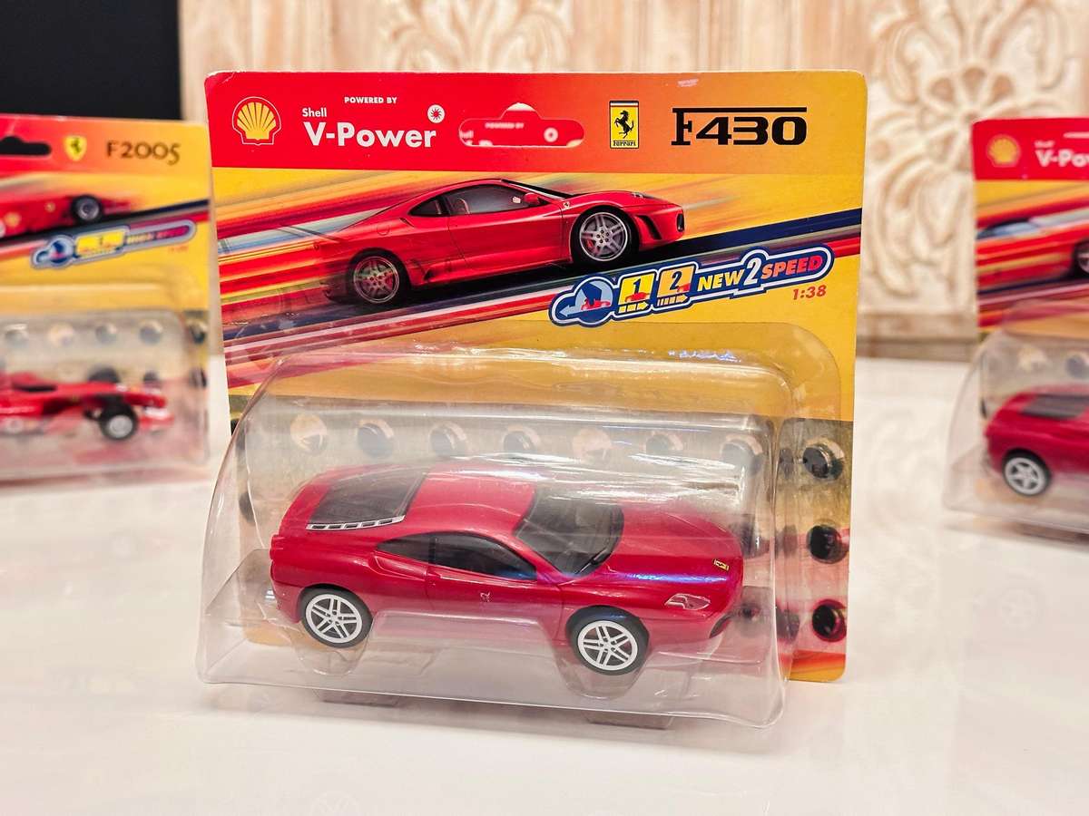 Complete Sealed Set of Vintage Ferrari Collectable Model Cars