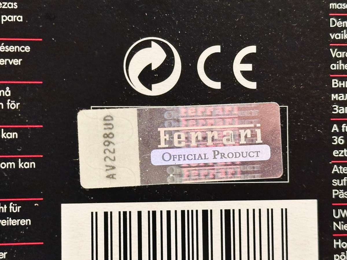 Complete Sealed Set of Vintage Ferrari Collectable Model Cars