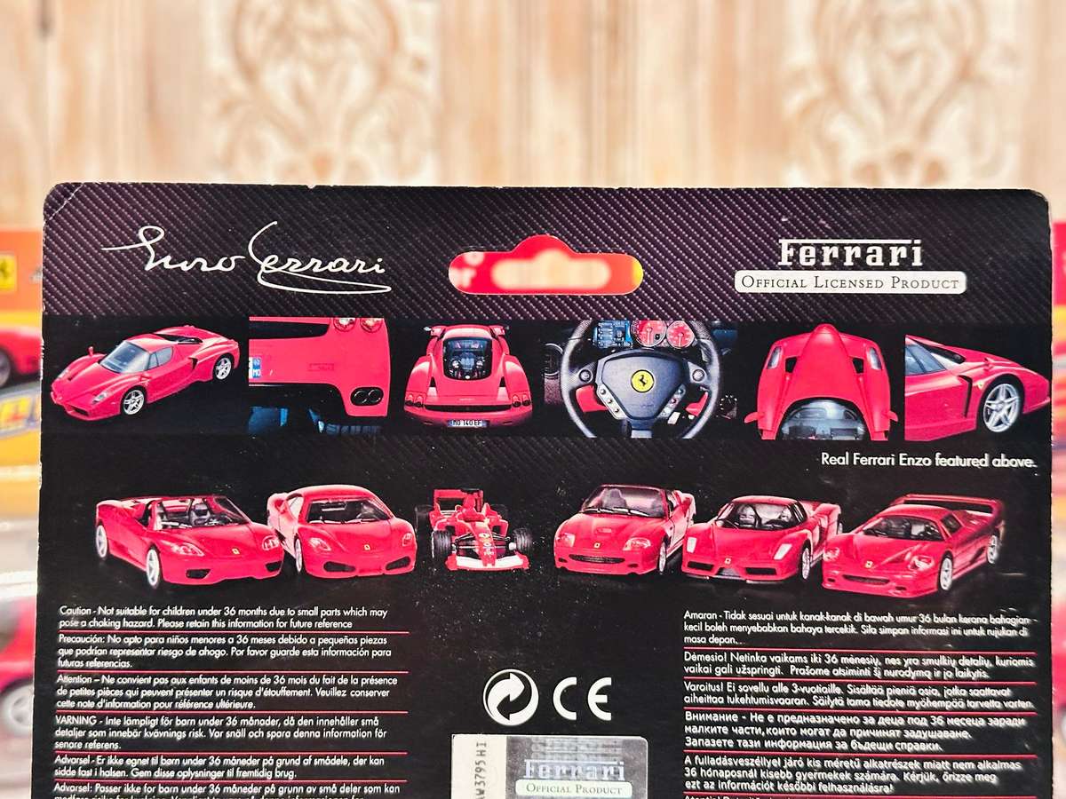 Complete Sealed Set of Vintage Ferrari Collectable Model Cars