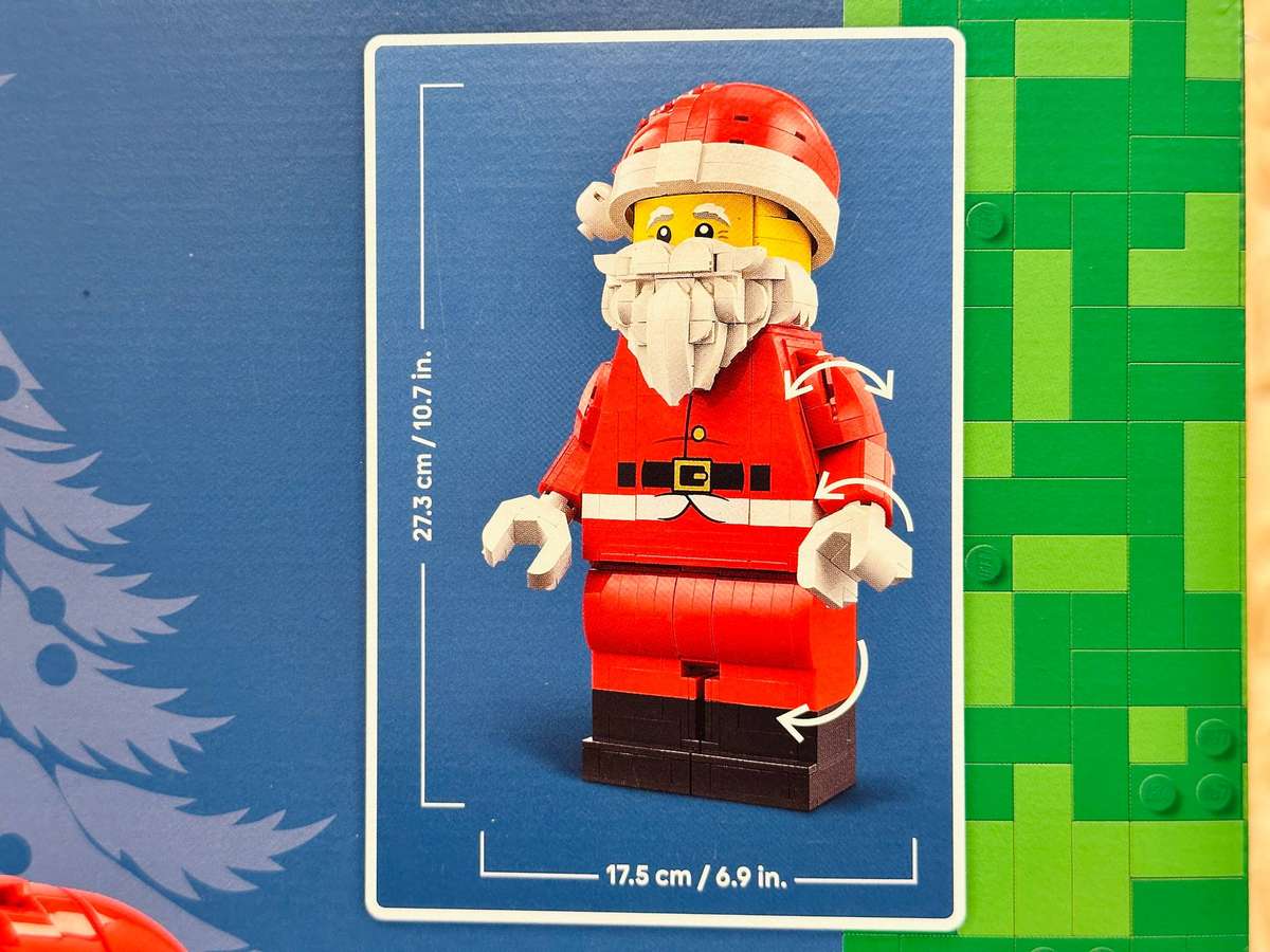 Lego Iconic Upscaled Santa Minifigure Large Collectable Set with Original Box