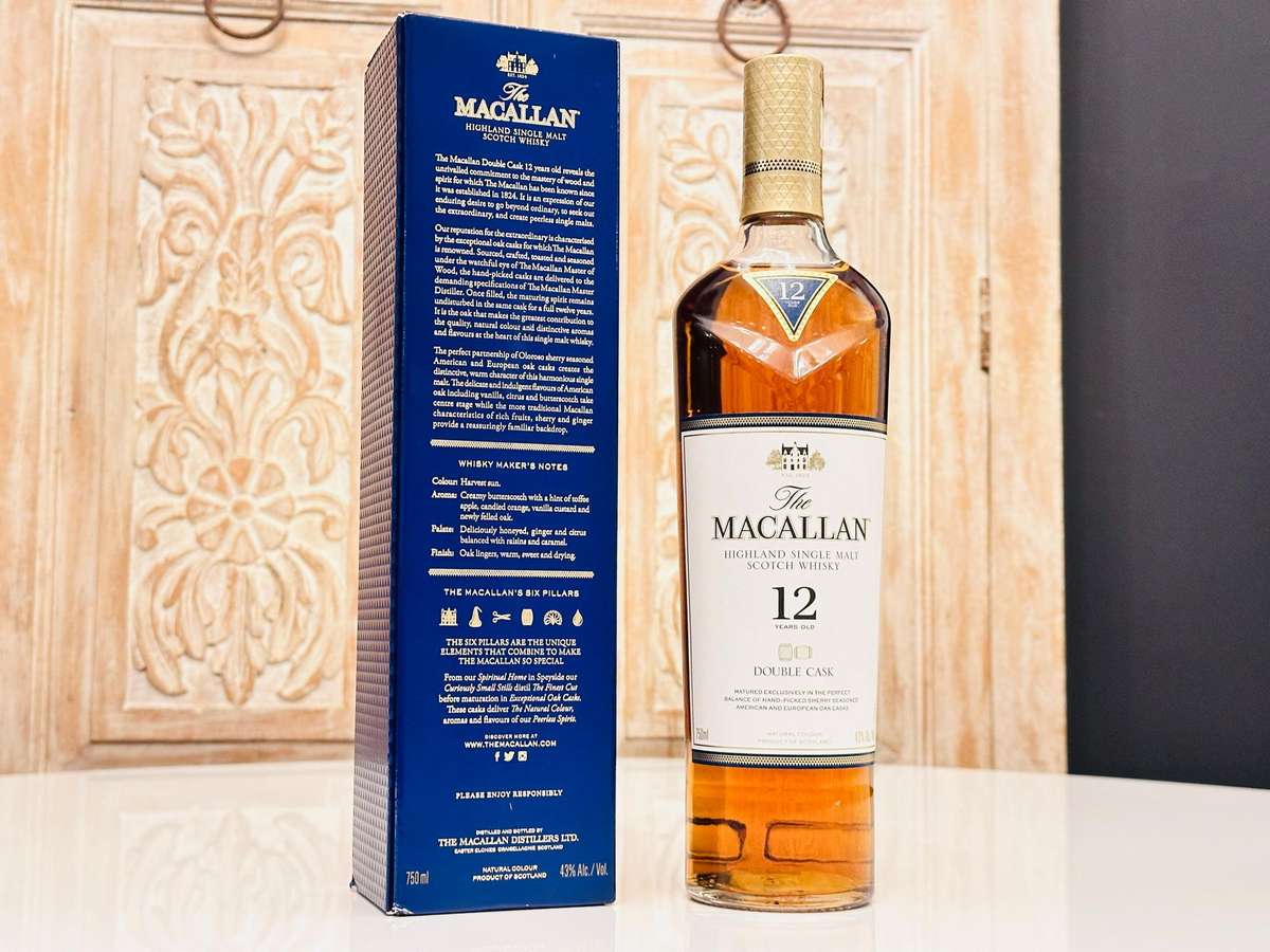 Macallan 12 Year Old Signature Double Cask Whisky in Original Box