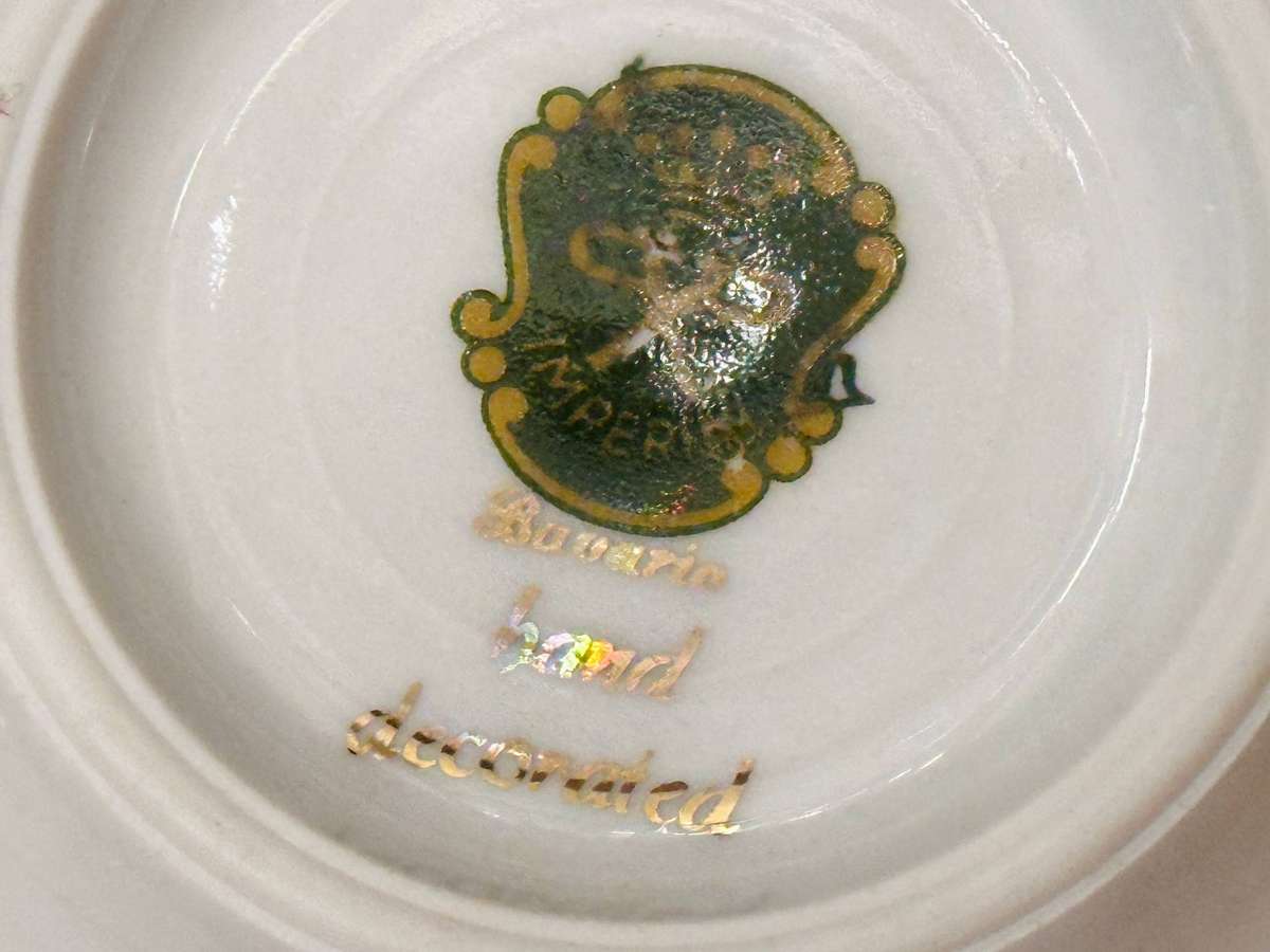 Vintage Bavaria Hand Painted Gilt Collectable Cup
