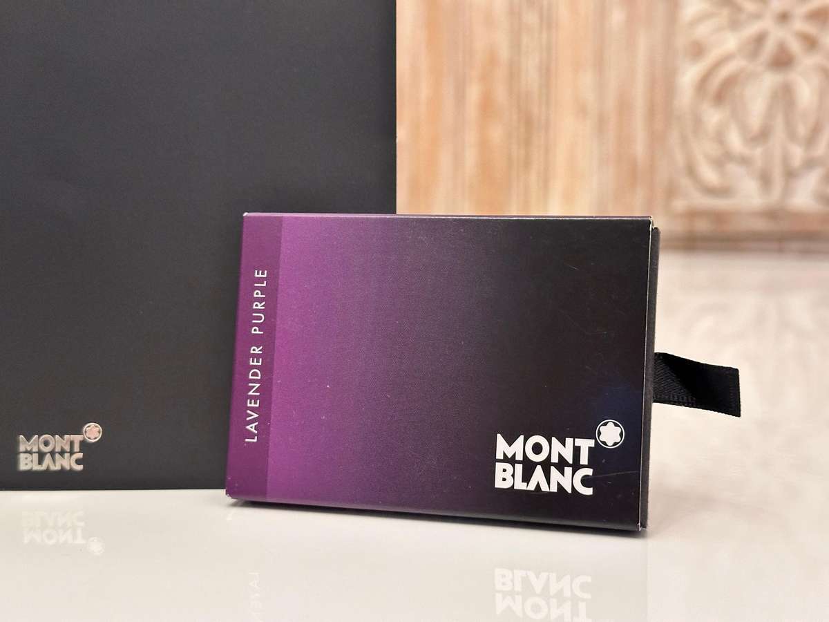 Montblanc Fountain Pen Ink Cartridge set & Montblanc Silver Polishing Cloth