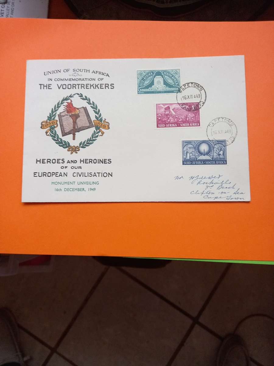 Voortrekker Monument, Commemorative Cover