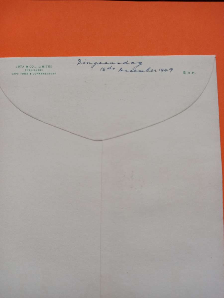 Voortrekker Monument, Commemorative Cover