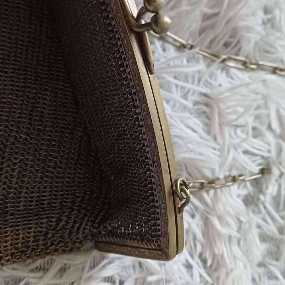 Antique Silver Mesh Purse
