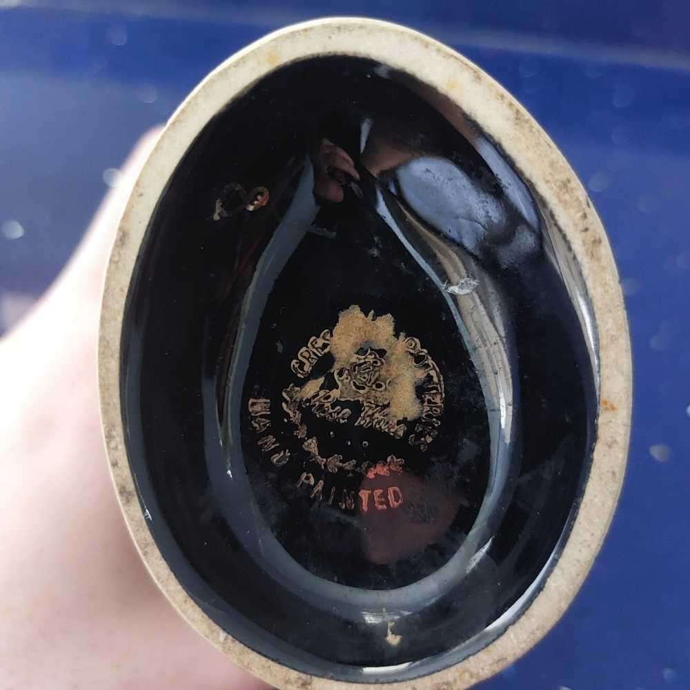 Beautiful Cresent Potteries Handpainted Vase