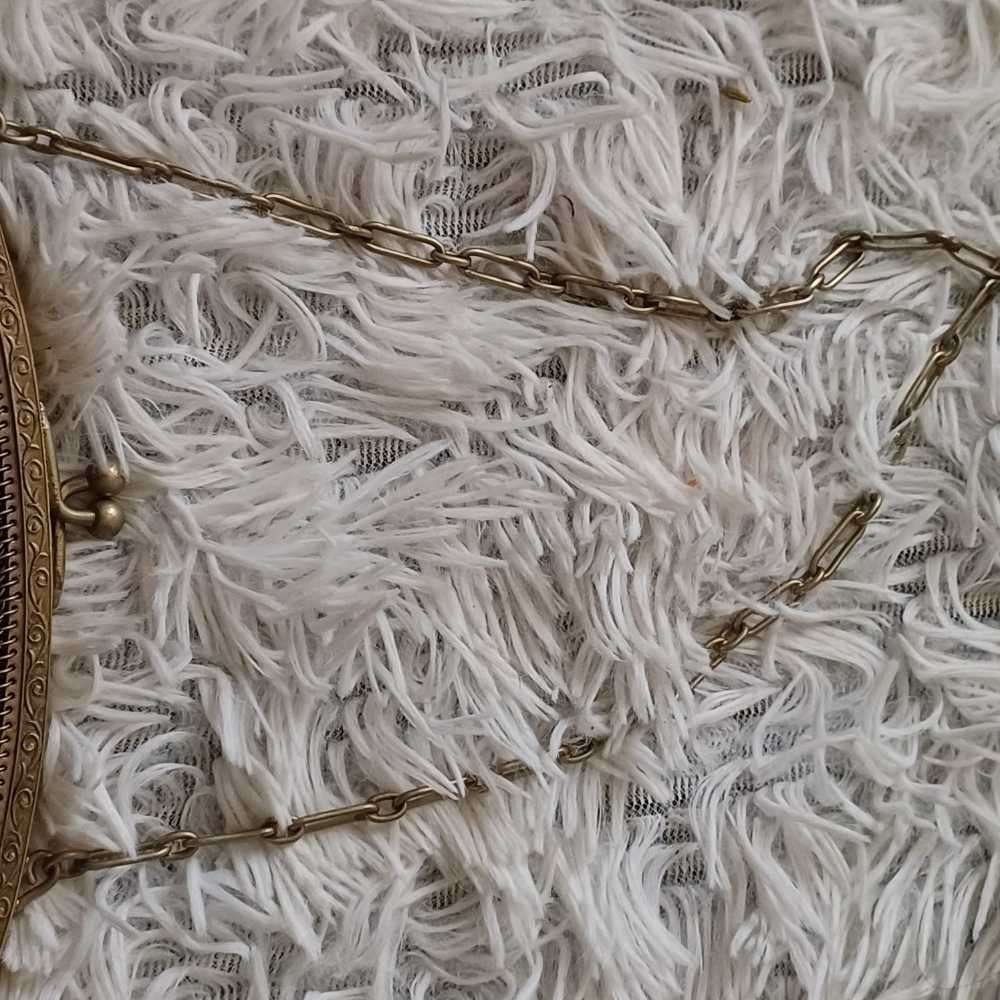Antique Silver Mesh Purse