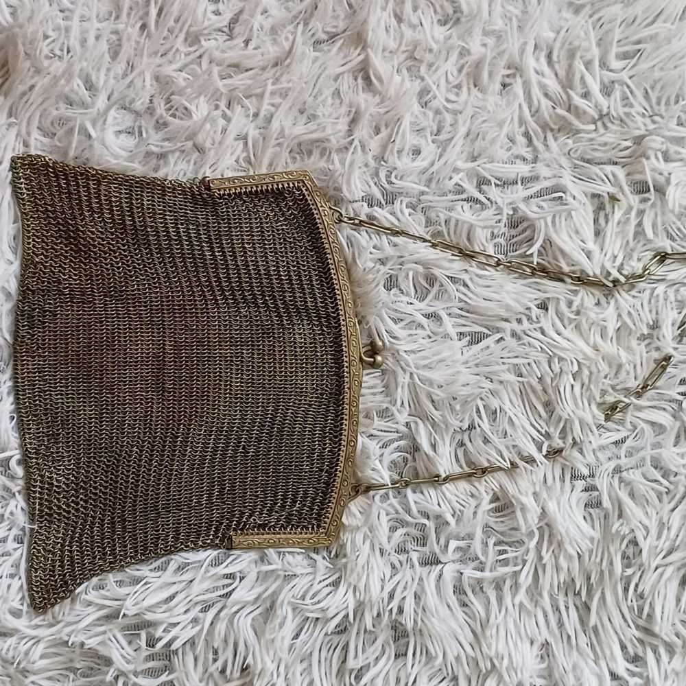 Antique Silver Mesh Purse