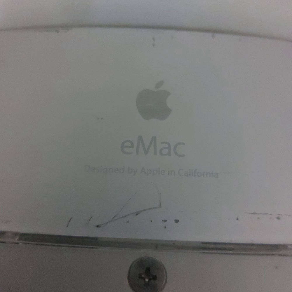 Vintage eMac computer