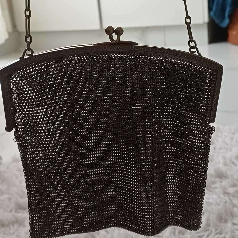 Antique Silver Mesh Purse